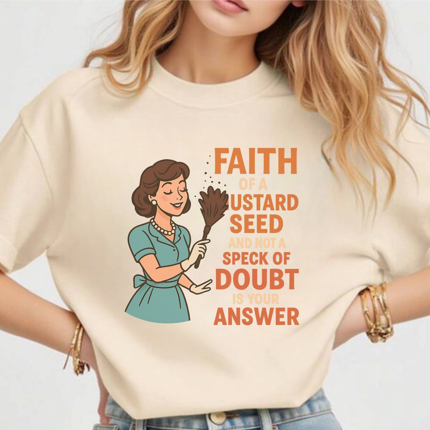 Faith of a Mustard Seed™ T-Shirt 1 – Christian Affirmation Tee