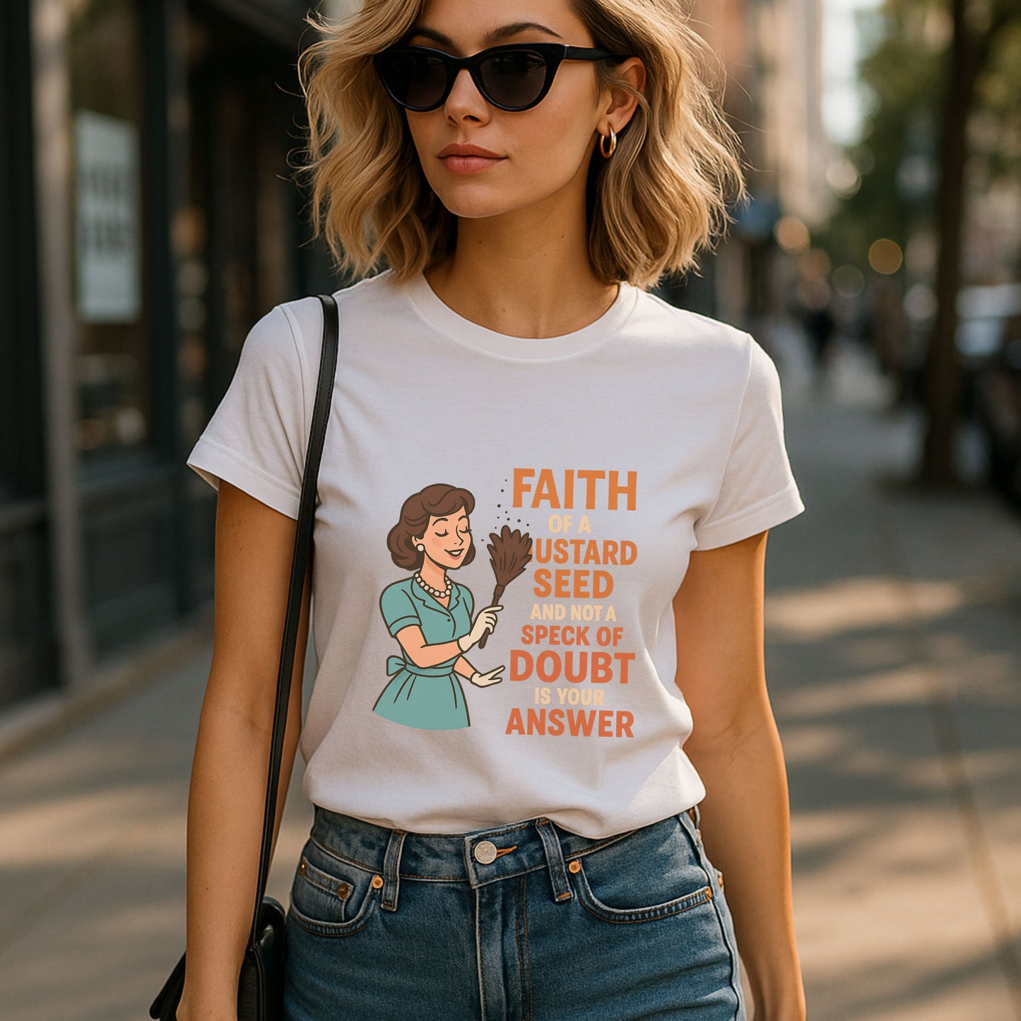 Faith of a Mustard Seed™ T-Shirt 1 – Christian Affirmation Tee