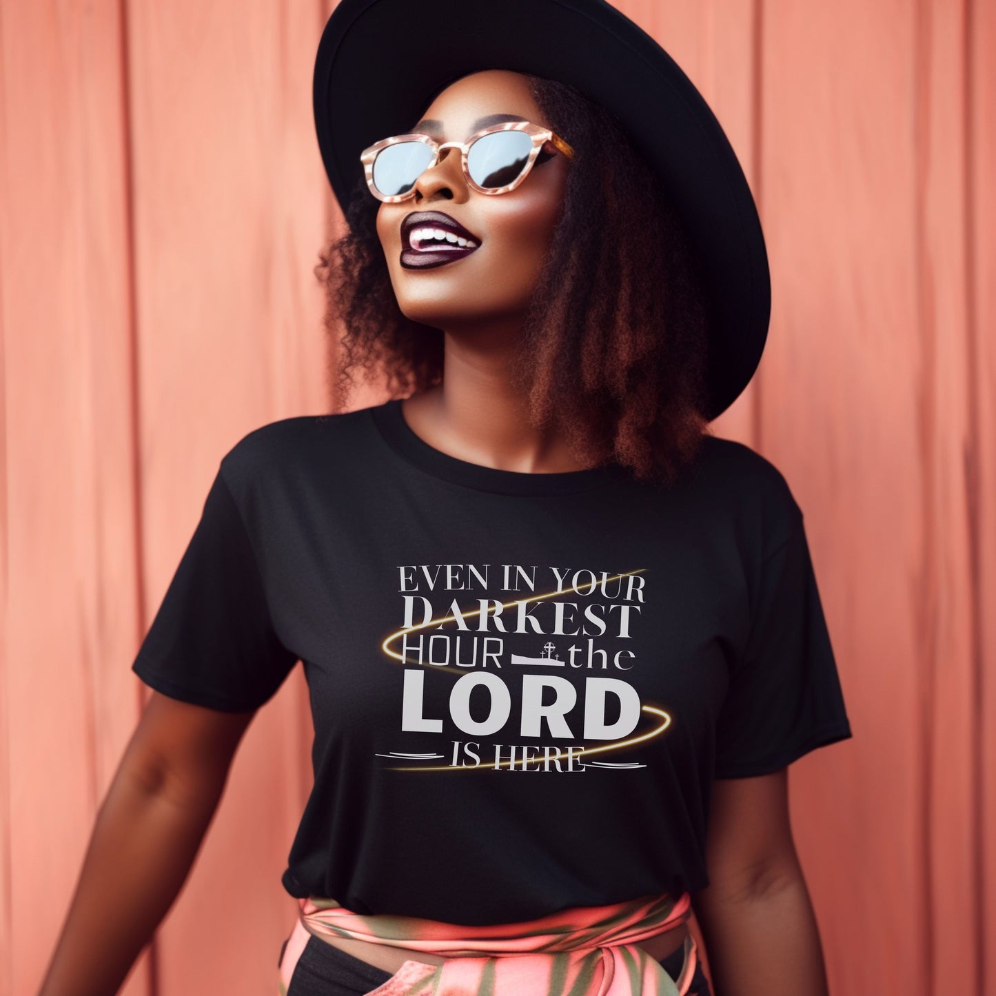 Even In Your Darkest Hour T-Shirt – Faith-Based Apparel