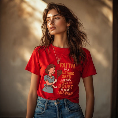 Faith of a Mustard Seed™ T-Shirt 1 – Christian Affirmation Tee