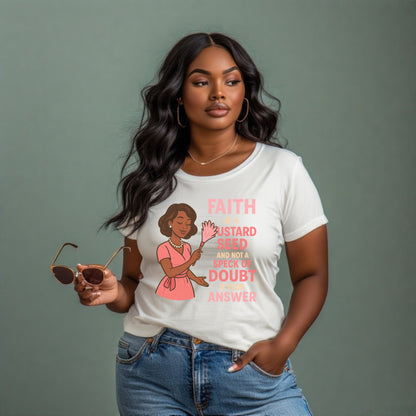 Faith of a Mustard Seed™ T-Shirt 2 – Christian Affirmation Tee