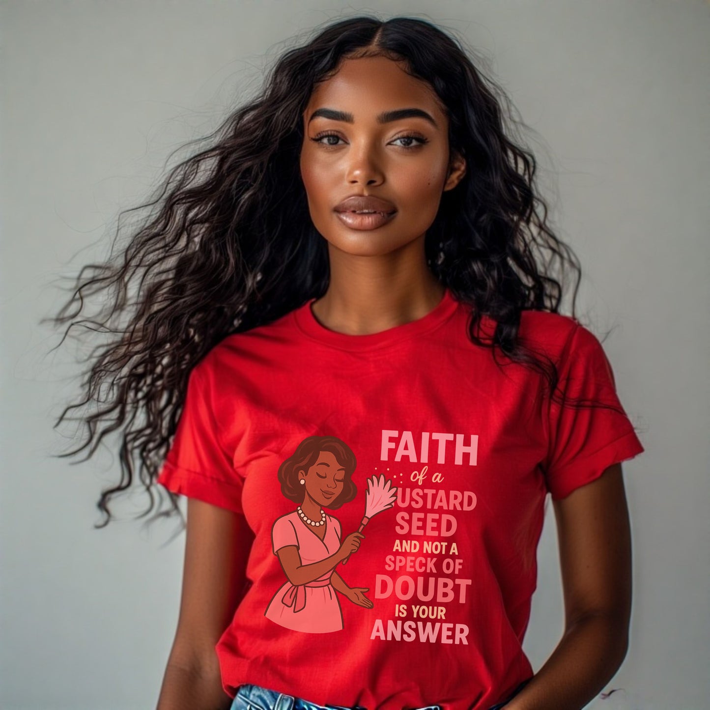 Faith of a Mustard Seed™ T-Shirt 2 – Christian Affirmation Tee