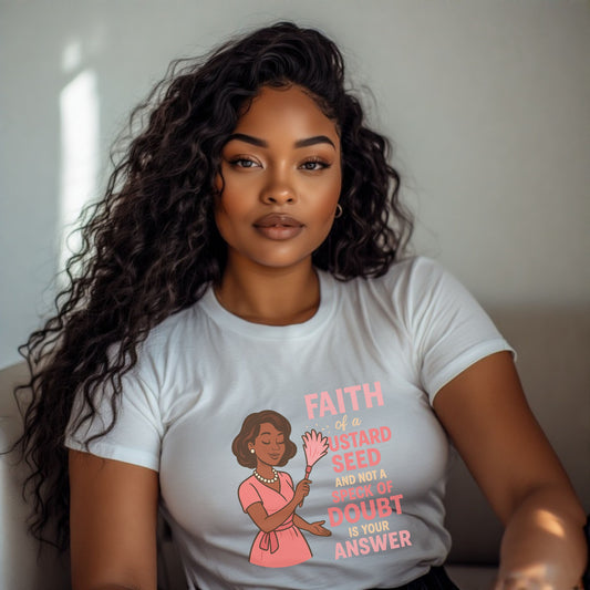 Faith of a Mustard Seed™ T-Shirt 2 – Christian Affirmation Tee