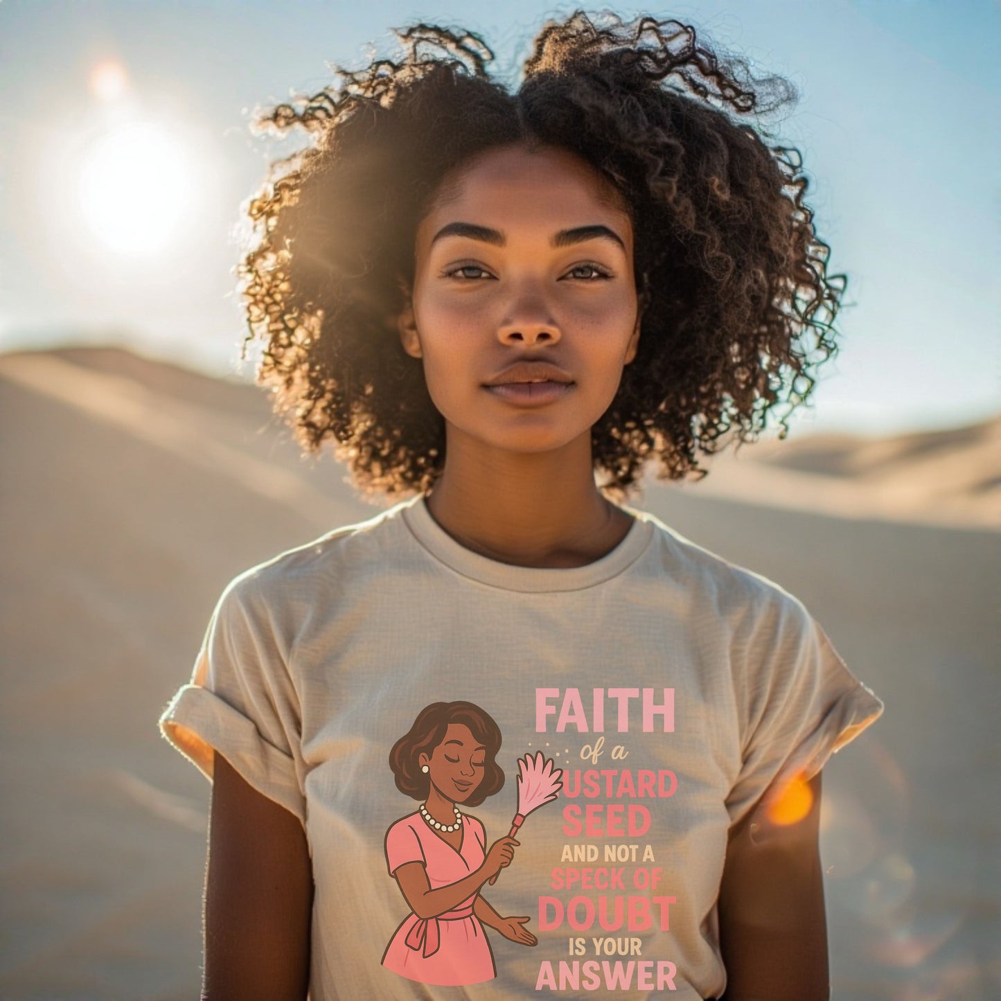 Faith of a Mustard Seed™ T-Shirt 2 – Christian Affirmation Tee